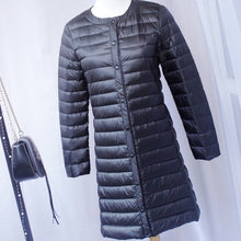 Load image into Gallery viewer, NewBang Brand Down jacket female Long Duck Down Jacket Women Lightweight Warm Linner Slim Portable Single Breasted Coat
